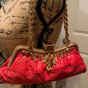 Beautiful Genuine Leather Purse (deep pink)